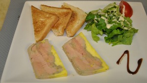 Toast de foie gras