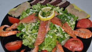 Grande salade terre et mer