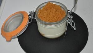 Tiramisu au caramel beurre sale et miette de speculos